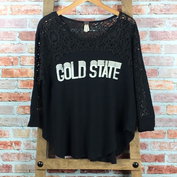 Free People Tops - NWT FREE PEOPLE Gold State Shirt